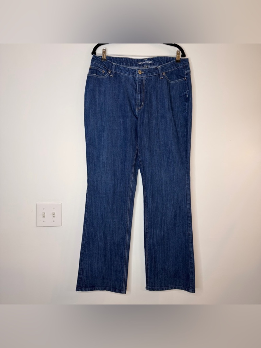Ashley Stewart | Dark Blue Straight-Leg Jeans 16